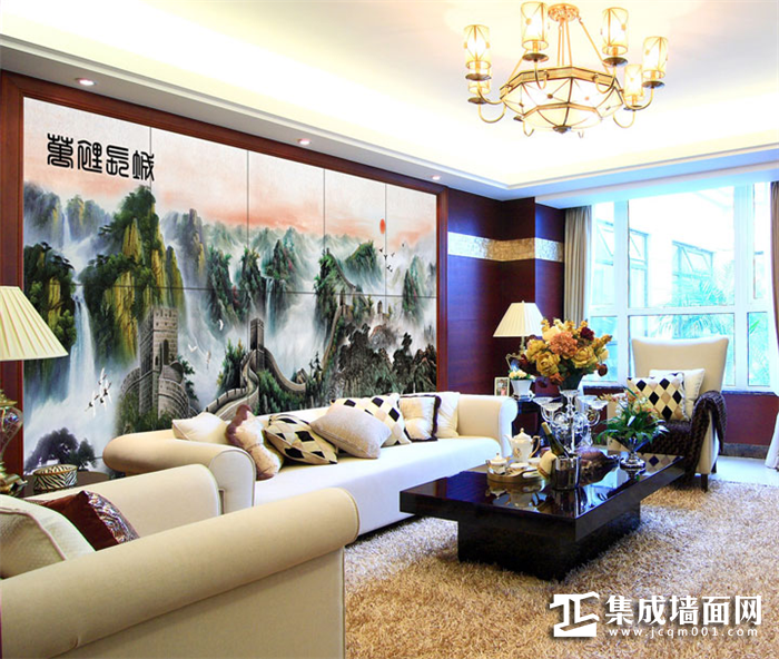 乐天集成墙面+定制画，带来完美装修体验