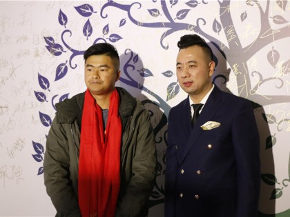经销商签到合影