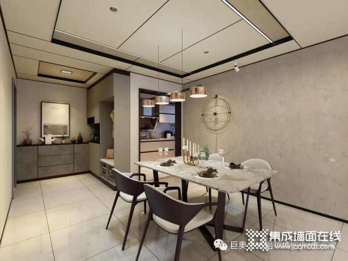 巨奥生态铝顶墙造就现代厨房，尽显温馨和舒适！
