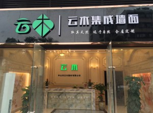 云木集成墙面全国专卖店形象展示