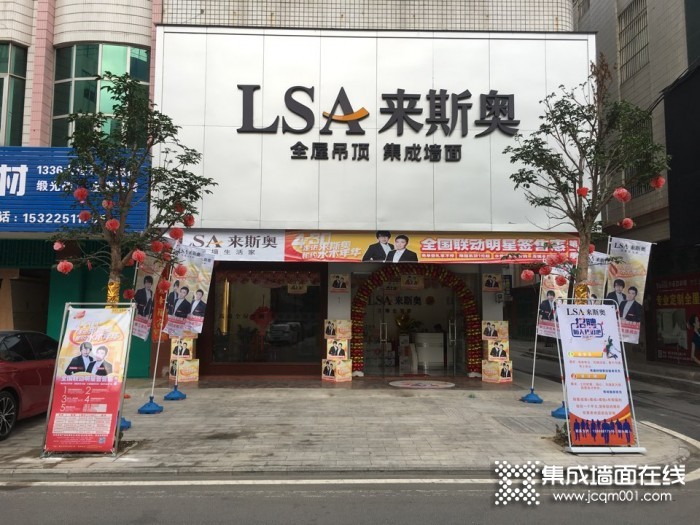 来斯奥吊顶墙面广东廉江市专卖店