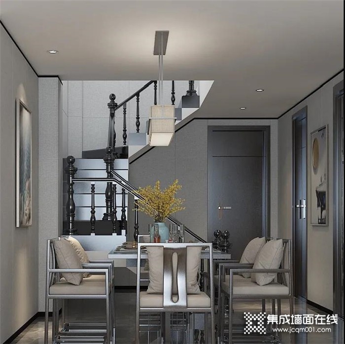 墨线青装新中式墙品，且让清风入室来