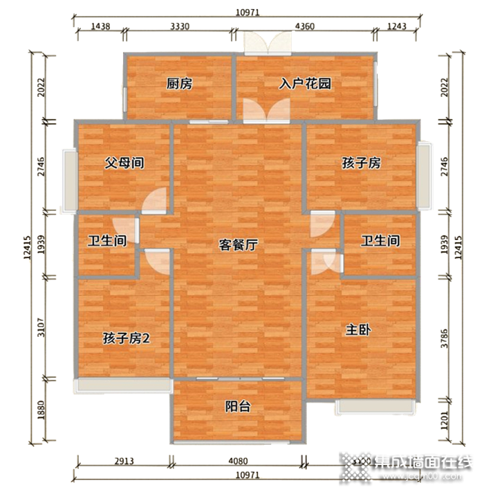 奥华分享3套现代风案例合集【105㎡-160㎡】， 每一套都是走心之作！