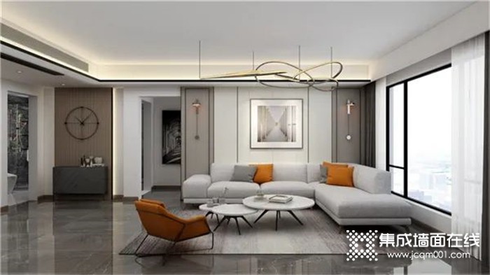 无醛快装从心出发，整家空间打造客厅质感与温度！