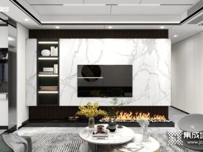 98㎡四口之家 开放式客餐厅+三室 功能质感双双升级！