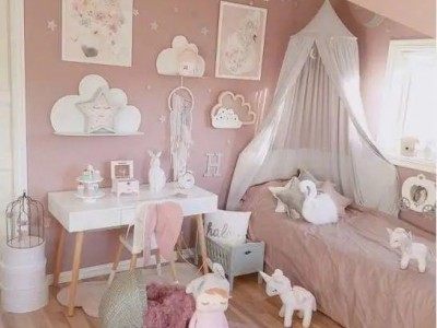 品格高端顶墙：粉色儿童房，有女儿的家庭一定不要错过！
