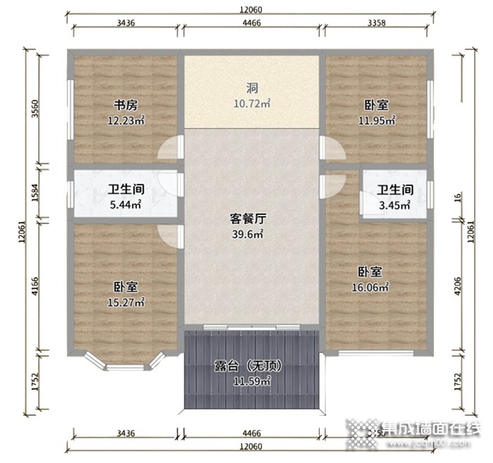 奥华设计的大露台、双客餐厅、四卫...纵享220㎡超大居室 实名羡慕！