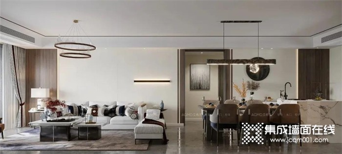 艾格木全屋定制155㎡新中式三房丨现代简洁的中式美！