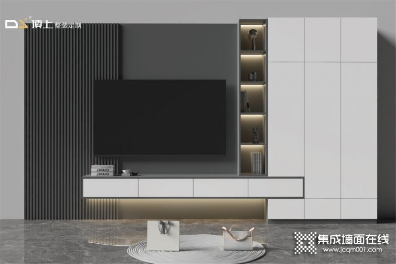 顶上整装定制 电视柜这样设计客厅颜值翻倍提升_2