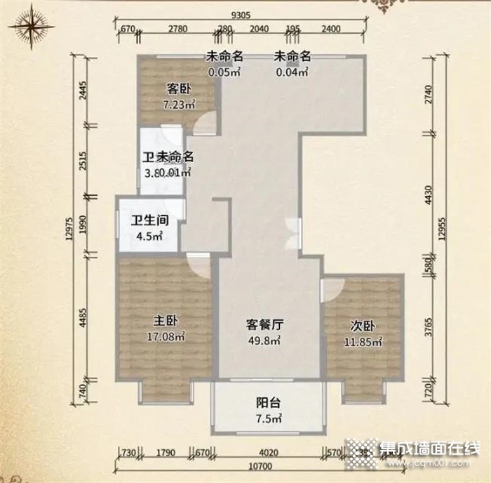 案例分析 | 奇力顶墙115㎡现代轻奢全屋