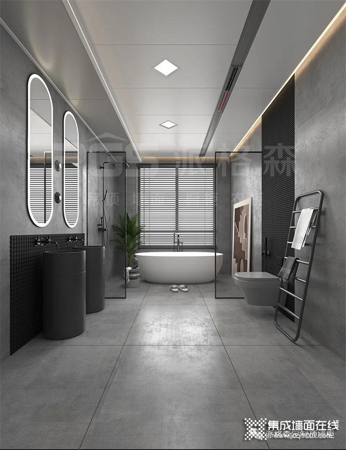 派格森定制顶墙柜 | 黑白灰的搭配，打造舒适自由极简空间