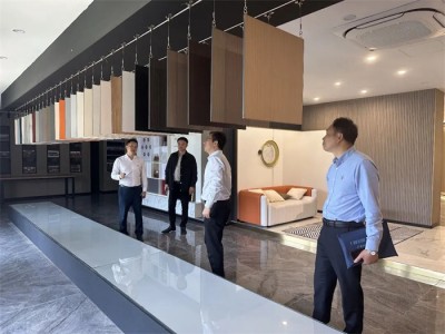 海宁市“四敢争先、九大争锋”实践活动调研指导组来浙江世纪豪门家居科技有限公司调研指导